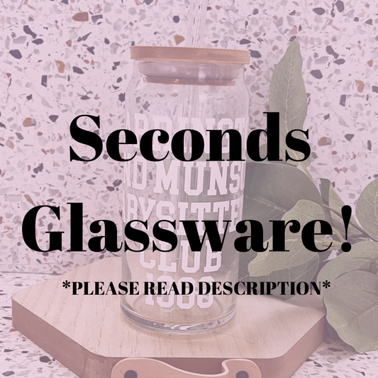 Seconds Glassware-Harrington and Munson